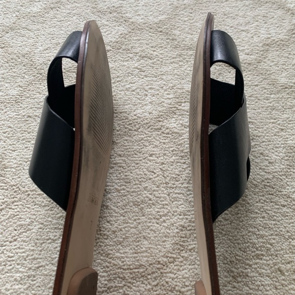 J Crew 7 Crossover Sandals leather Cyprus black - Picture 7 of 11